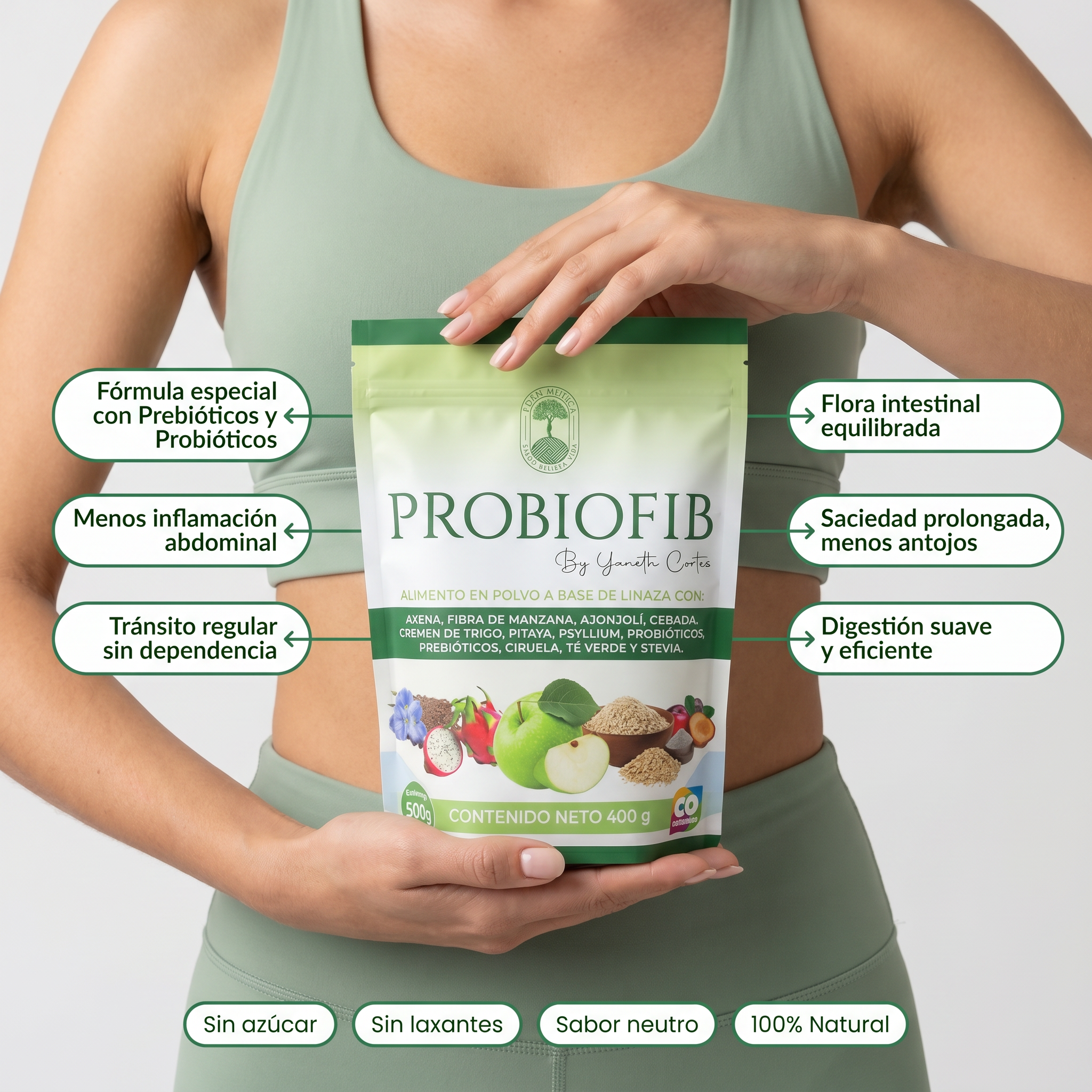 PROBIOFIB – Fibra Reductora con Prebióticos y Probióticos